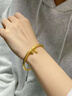 謝瑞麟黃金手鐲足金蓮蓬兩世歡手鐲手飾送女友老婆七夕節(jié)生日禮物計價 足金蓮蓬兩世歡手鐲54圈口約5.2克 曬單實(shí)拍圖