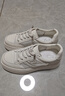 他她（TATA）小白鞋厚底女鞋2025夏季新款網(wǎng)面透氣休閑鞋板鞋松糕底WJN28BM5 白色 35 曬單實(shí)拍圖
