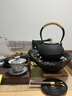 塔馳密司鐵壺日本進(jìn)口純手工鑄鐵壺電陶爐煮茶器泡茶壺煮茶壺泡茶燒水專用 平丸筋鐵壺 曬單實(shí)拍圖