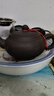 藍(lán)天宏（LTOHO） 宜興手工紫砂壺泡茶壺茶具原礦紫泥清水泥大容量大茶壺 家用泡茶 吉祥如意款  420ml 曬單實(shí)拍圖