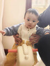 G.DUCKKIDS嬰兒春秋季連體衣超萌男寶春秋裝雙層爬服純棉寶寶衣服連帽外出服 黃色 80cm 建議7-11個月16-20斤 曬單實拍圖