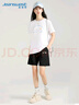 真維斯（JEANSWEST）短褲女外穿夏季新款時(shí)尚百搭清涼奶芙褲子短款高腰顯瘦A字短褲 曬單實(shí)拍圖