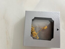 周大福碎金葫蘆足金黃金吊墜項(xiàng)鏈女(工費(fèi)420)40cm 約3.35g EOF1591 曬單實(shí)拍圖