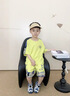 G.DUCKKIDS小黃鴨童裝男童夏季套裝短袖t恤夏裝兒童衣服寶寶夏天男孩體恤 淺綠色套裝 100 (建議90-98cm 2-3周歲） 曬單實拍圖