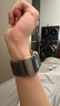 奧魯姆 AULUMU A11 適用AppleWatch蘋果手表Ultra2/Series9/10/SE 超薄磁吸扣 雙表帶 運動表帶 碳素灰 曬單實拍圖