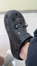 卡駱馳（crocs）經(jīng)典泡芙Clog男女一腳蹬懶人沙灘鞋 CR207521-001 36 曬單實拍圖