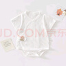 【夏季包屁衣】薄款新生兒衣服連體寶寶睡衣三角哈衣純棉夏裝 夏季包屁衣櫻桃 59cm 曬單實拍圖