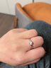 芯奢女戒指日韓心形時尚結(jié)婚戒指女戒單戒情人生日禮物生日禮物送女友 永恒開口戒指 曬單實拍圖