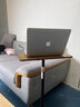小天 筆記本電腦支架落地站立式工作臺(tái)電腦增高架macbook托架站著辦公工作書桌支撐架升降調(diào)節(jié)電腦桌 【黑+胡桃木色】加寬面板丨落地伸縮 曬單實(shí)拍圖