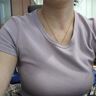 森馬（Semir）短袖t恤女短款修身圓領內(nèi)搭25夏涼感收腰V領上衣辣妹109325100006 曬單實拍圖