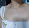 伊燦通體銀單顆仿珍珠吊墜項鏈女輕奢氣質(zhì)高級感鎖骨鏈2025年新款頸鏈 通體銀單顆珍珠項鏈 曬單實拍圖