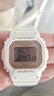 卡西歐（CASIO）BABY-G 經(jīng)典棋盤(pán)格運動(dòng)時(shí)尚女士手表小方塊防水防震石英手表 禮物 BGD-565SC-4PR 曬單實(shí)拍圖