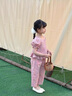 迪士尼寶寶女童套裝夏季2025新款洋氣時髦女寶寶韓范短袖兩件套兒童夏裝彩扣 粉色 90 建議80-90cm1歲半-2歲cm 曬單實拍圖