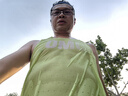 omG!超輕網(wǎng)孔透氣馬拉松速干背心男運(yùn)動(dòng)無(wú)袖緊身健身訓(xùn)練跑步裸感籃球 綠色 XL 曬單實(shí)拍圖