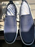 VOLO犀牛男鞋一腳蹬商務(wù)休閑皮鞋輕底真皮套腳低幫鞋豆豆鞋懶人鞋秋季 藍色 【手工縫線(xiàn)加固】 38 曬單實(shí)拍圖