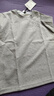 NYING暗紋閃電刺繡短袖t恤男25夏季新款潮牌重磅短袖體恤寬松百搭上衣 灰色 M 曬單實拍圖
