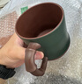 璽翰雅（ROYHOYE）宜興紫砂杯男士純手工泥繪紫砂茶杯高檔辦公室品茗茶水分離泡茶杯 秀麗山河（五件套） 內膽過(guò)濾款 曬單實(shí)拍圖