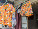 端午節(jié)寶寶五毒服寶寶端午節(jié)五毒服端午節(jié)純棉定制新生寶寶老虎衣虎頭衣連體衣百蟲衣五毒衣 短袖分體 分體80cm(12-15個月建議26斤以內(nèi) 曬單實拍圖
