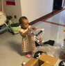 貝瑞加（Babyprints）女童連衣裙夏季寶寶公主裙周歲生日禮服無袖可愛碎花裙蝴蝶結(jié)100 曬單實(shí)拍圖