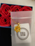 中國黃金（CHINA GOLD）蓮花黃金項鏈女媽媽款足金吊墜生日禮物送婆婆媽媽長輩實用走心 【風華絕代】足金蓮花吊墜+足金鏈 曬單實拍圖