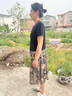 啄木鳥(niǎo)新中式媽媽夏裝雪紡連衣裙2025新款中老年女夏季貴夫人中國(guó)風(fēng)裙子 藏青 XL 建議 90-105斤 曬單實(shí)拍圖