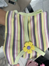 巴拉巴拉童裝T恤兒童無(wú)袖夏裝女童條紋背心洋氣甜美吊帶 黃紫色調00437 100cm 曬單實(shí)拍圖