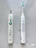 飛利浦（PHILIPS）【肖戰(zhàn)推薦】電動牙刷鉆石3系 生日禮物 成人情侶款送男生/女友 微泡水流 HX5181/01皓月白 曬單實拍圖