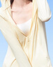 SIINSIIN【戚薇同款】正肩防曬衣女2025年新款夏季冰皮透氣防曬服寬松外套 【正肩款】奶油黃 -拍一發(fā)四 M 曬單實(shí)拍圖