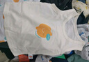 貝瑞加（Babyprints）寶寶背心2件裝嬰兒無袖上衣純棉A類坎肩輕薄夏季衣服 黃73 曬單實(shí)拍圖