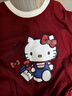 Hello Kitty女童短袖t恤撞色兒童半袖上衣2025新款純棉洋氣女孩夏裝 曬單實拍圖