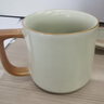 兮元記官窯陶瓷茶杯個人專用辦公室泡茶水杯帶蓋馬克杯高檔陶瓷杯杯子 米黃官窯言宋水杯-簡裝350ml 曬單實拍圖