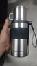 南極人男士大容量保溫杯316不銹鋼茶水分離泡茶杯戶外便攜車載水杯子瓶 鋼本色900ml 曬單實(shí)拍圖