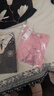 森馬（Semir）短袖t恤女寬松涼感上衣夏裝可愛刺繡印花圓領(lǐng)百搭正肩修身套頭衫 W款-玫紅60167 L /165/88A 曬單實(shí)拍圖