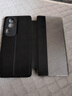 ZKUoppoReno10pro+手機套PHU110全包防摔翻蓋式接聽(tīng)電話(huà)保護殼男女商務(wù)高檔真皮智能息屏超薄鏡頭皮套 Reno10pro+【黑色】全包翻蓋式皮套+貼膜 曬單實(shí)拍圖