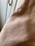 婳如嫣藏藍(lán)色亞麻闊腿褲女夏季薄款2025新款窄版九分直筒褲休閑棉麻褲子 藏藍(lán)色九分褲 L （建議105-115斤） 曬單實(shí)拍圖