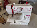 真善美（JANOME）日本品牌縫紉機一體電動(dòng)家用小型全自動(dòng)多功能鎖邊機吃厚臺式迷你 525B縫紉機(高配)帶擴展臺 極速發(fā)貨 曬單實(shí)拍圖