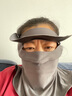 目丸冰絲遮陽(yáng)面罩女夏季防紫外線(xiàn)騎車(chē)護脖子防曬帽口罩一體薄款臉基尼 深灰色-護頸款 曬單實(shí)拍圖