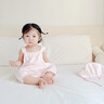 全棉時(shí)代嬰兒外出連體服針織純棉男女寶寶春夏款哈衣包屁衣 潛底世界 80碼 曬單實(shí)拍圖