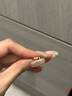 周大福 四葉草素圈黃金戒指女(工費160)10號 約1.25g EOF1296禮物 曬單實(shí)拍圖