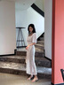 CARESS & KUDOS商場(chǎng)同款小ck法式夾趾涼鞋女2025新款夏季絕美配裙子涼拖鞋 粉色 38 曬單實(shí)拍圖
