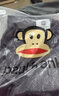 大嘴猴（paul frank）休閑褲男秋季小腳褲子男士工裝褲純色修身男褲 深灰色 M 曬單實(shí)拍圖