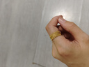 周生生 腰纏萬(wàn)貫古法黃金戒指 文化祝福足金戒 94540R計價(jià) 18圈 - 7.77克(含工費950元) 曬單實(shí)拍圖