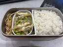 胖東來 DL電熱飯盒免注水可插電保溫飯盒上班族帶飯學生便攜式恒溫加熱飯盒 奶油白【加厚純304內(nèi)膽】 曬單實拍圖