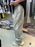 阿迪達斯yysports Adidas三葉草2025秋潮流時(shí)尚水洗牛仔長(cháng)褲 KG0200 27 曬單實(shí)拍圖