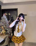 蝶嬌諾（DIEJIAONUO）連衣裙子女夏季2025新款韓系氛圍美式JK制服套裝女夏季學(xué)院風(fēng)辣妹 圖片色套裝 S 曬單實拍圖