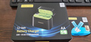 品勝5號/7號可充鋰電池收納盒 AA1.5V輸出3A瞬間放電快充充電器適用智能門(mén)鎖/游戲手柄/遙控器電動(dòng)玩具 5號4粒4倉套餐【2500mWh】 曬單實(shí)拍圖