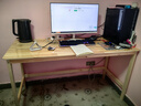 米客米家實(shí)木書(shū)桌書(shū)架一體桌學(xué)生家用學(xué)習寫(xiě)字桌簡(jiǎn)易臥室電腦桌臺式辦公桌 【加厚桌面】原木色140*60*75cm 【清漆 全實(shí)木】 曬單實(shí)拍圖