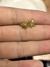 周六福（ZLF）  黃金耳環(huán)女款5G足金甜美小清新雪花耳墜耳釘 計價 1.39g 曬單實拍圖