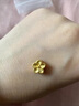 同心鳳黃金小桃花轉(zhuǎn)運珠手串硬金999足金桃花黃金手鏈串珠送女友 1g,桃花轉(zhuǎn)運珠-多退少補 曬單實拍圖