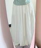 浪莎半身裙女夏季2025新款修身顯瘦顯高A字花苞裙白色大擺蓬蓬長(cháng)裙 白色 【冰絲涼感帶口袋】 均碼 【小個(gè)子款 80cm】 曬單實(shí)拍圖